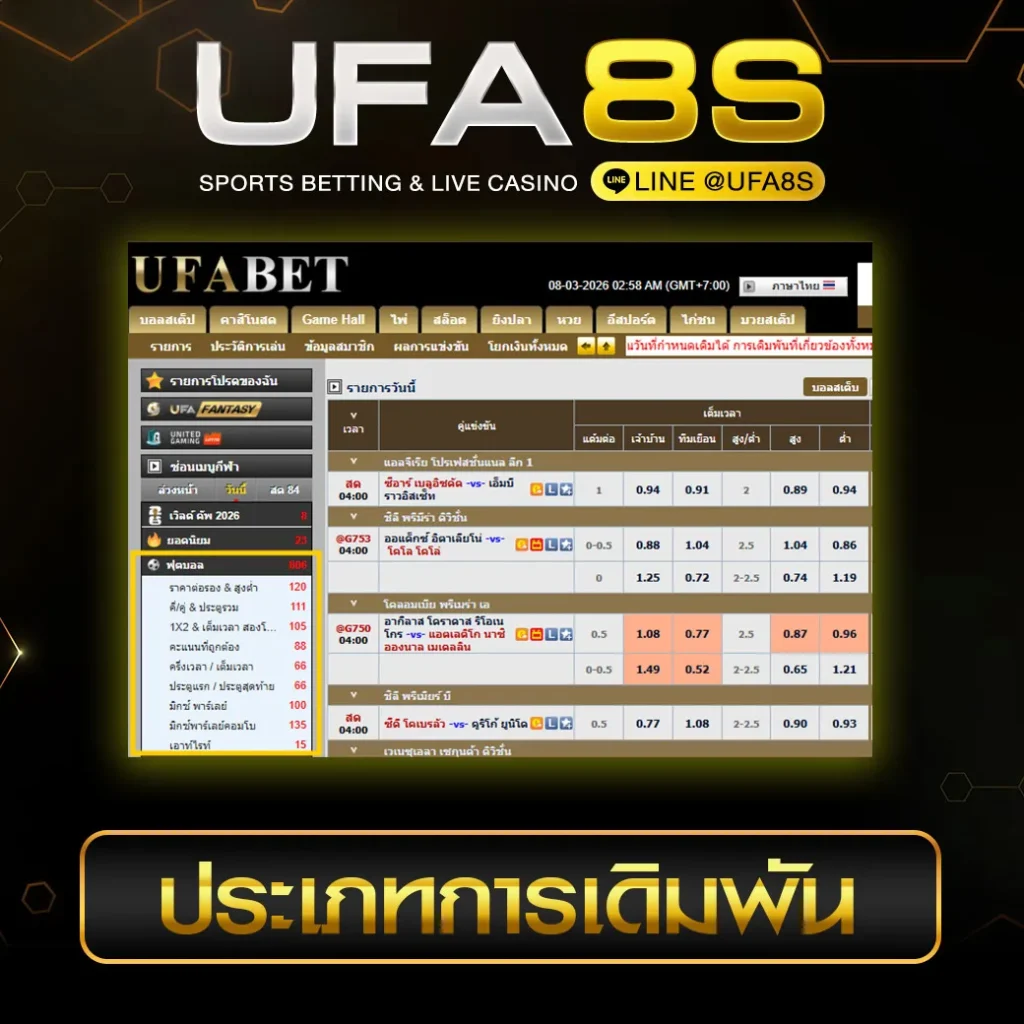 ประเภทการเดิมพัน